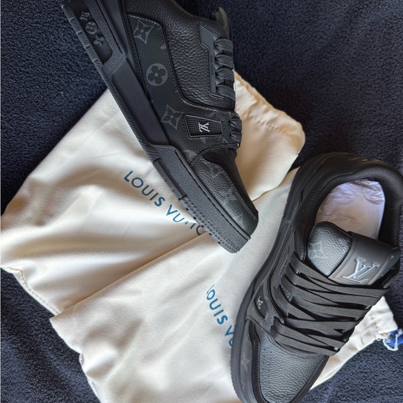 Louis Vuitton Black Sneakers - Picture 1 of 3